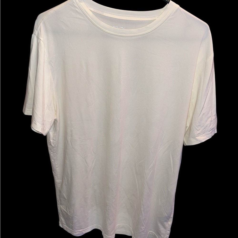 32 degrees COOL, Classic White Men's sho Sleep T-Shirt, Large